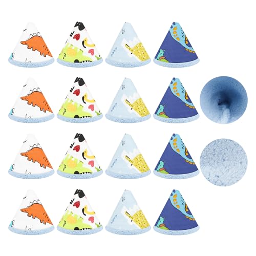 16 Pcs Coral Velvet Pee Covers Baby Boy Strong Water Absorption Reusable Pee Shield Diaper Changing Accessory for Baby Boys (16)