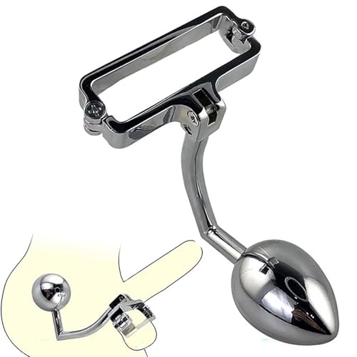 Ballstretcher lourd en acier pour intensifier l'orgasme masculin et prolonger les jeux intimes