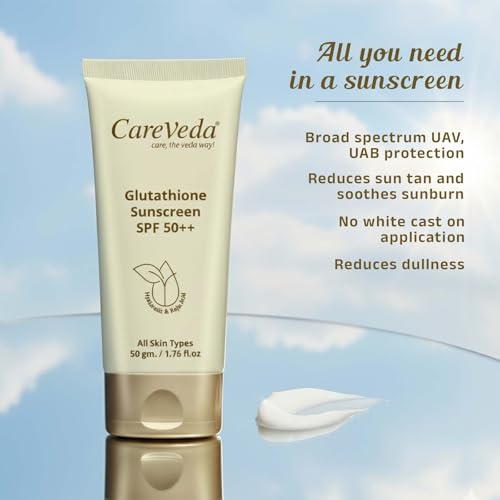 Image of Glutathione Sunscreen SPF 50++ Enriched with Hyaluronic & Kojic Acid For All Skin Types 50gm