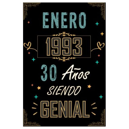 CUADERNO, ENERO 1993 30 AÑOS SIENDO GENIAL: Regalo de 30 cumpleaños para mujeres y hombres, ideas de 30 cumpleaños... un cumpleaños... divertido, ... regalo de 30 cumpleaños para él/ella.