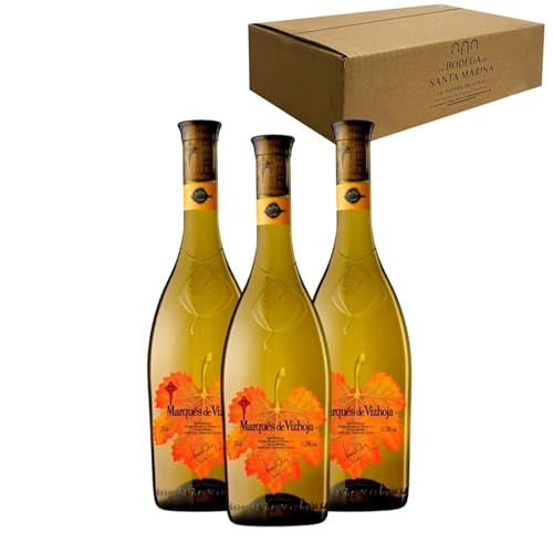 Marqués de Vizhoja - Ideal para Maridar con Pescados y Arroces - Pack 3 Botellas 75cl