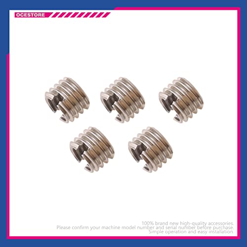 Image of OCESTORE 5Pcs Thread Reducers M8 Male 8MM to M6 Female 6MM with Slot Thread Reducers Adapters