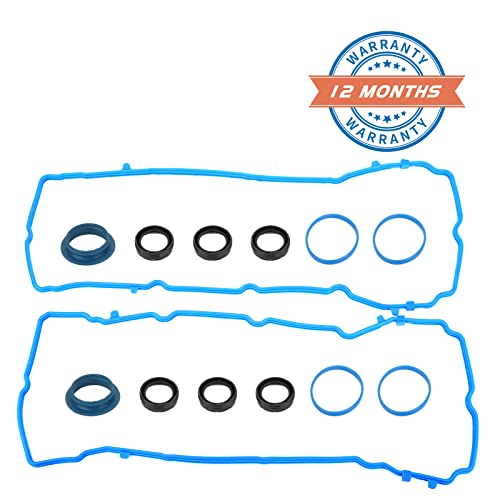 Zonfant Valve Cover Gasket Set, Compatible With 2011-2020 Dodge Charger Grand Caravan Durango Challenger Avenger, Ram 1500 Promaster 1500 2500 3500, Chrysler 200 300, Replace#Vs50805R, 5184596Ae #TOP6