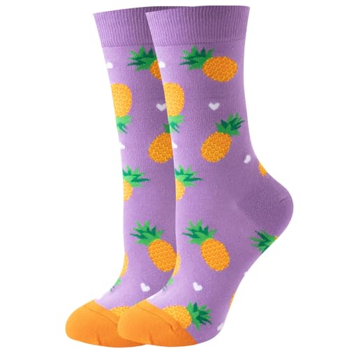 Ao Yee ZGL Fun Socks for Women, Rainbow Design,Stocking Stuffers, Size 6-12