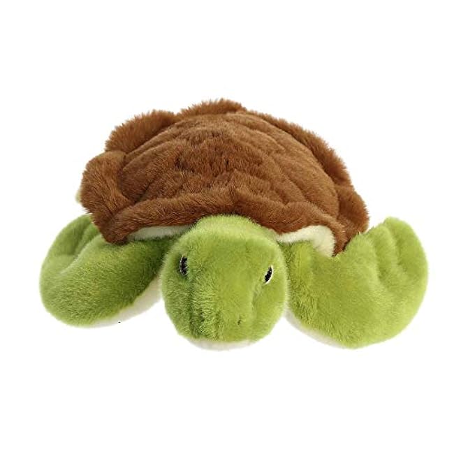 Aurora? Eco-Friendly Eco Nation? Sea Turtle Stuffed Animal - Environmental Consciousness - Recycled Materials - Green 10.5 Inches