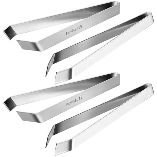 KOCKSHION 2 Set Pinze Acciaio Inossidabile Utensili per Rimuovere Lische e Piume Pratiche e Facili da per Cucina e Barbecue