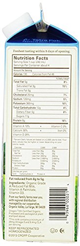 Organic Valley, Organic 2% Reduced Fat Milk, Ultra Pasteurized, Quart, 32 Ounces