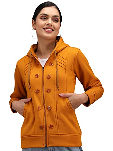 Image of eKools � Women's Fleece Hooded Neck Winters Hoodie Sweatshirt with Pockets (FM7 Series)