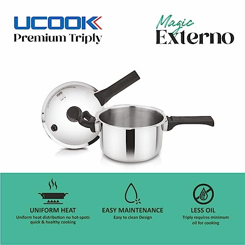 Olla a presión Acero inoxidable 3 L UCOOK miniatura 5