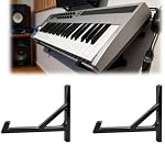 Wall Mounted Holder Compatible with MIDI Keyboard Controller, Space Saving Stand for Synthesizer and Music Production Gear(2Pcs)