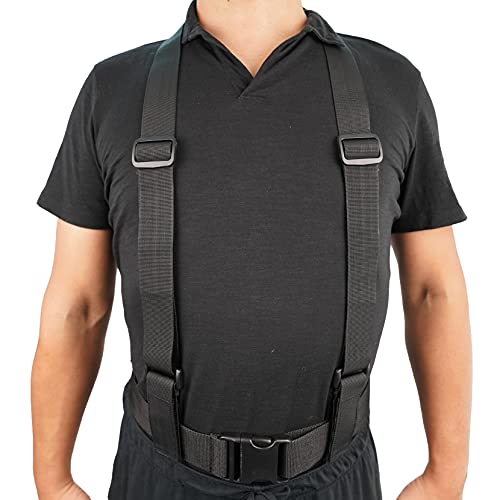 Melo Tough Tactical Suspenders Police Suspenders for Duty Belt with