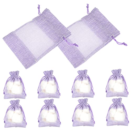 Bolsas de saco lavanda Levemolo 10 unidades diseño con cordón miniatura 7