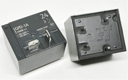 Relé GPD-1A 12V 40A de 4 pines para control de corriente automotriz 1