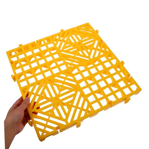 Tapis de sol emboîtable plastique iplusmile antidérapant et de drainage - 4
