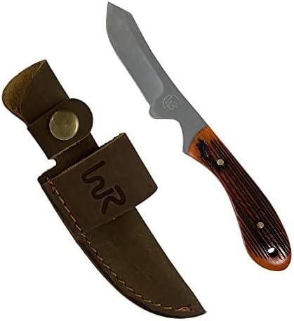 WHISKEY BENT HAT CO. Sendero Caper 440 Cuchillo de hoja fija de acero inoxidable (aserradero)