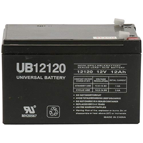 Universal Power Group 12V F2 12AH SLA Battery Replacement for Wilson Tennis Ball