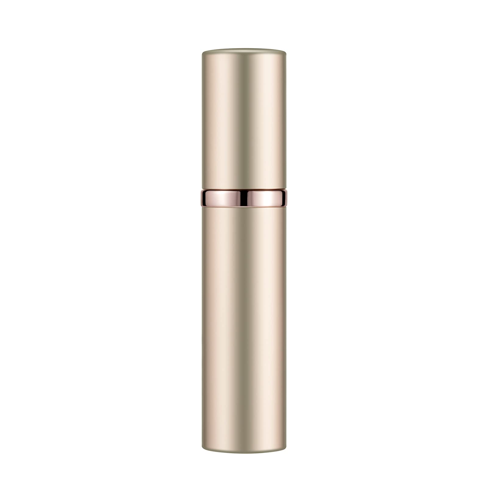 Perfume Bottles Refillable Empty Glass Atomizers Portable Travel Size Mini Leaking Proof Spray Perfume Container for Women & Men (champaign gold)