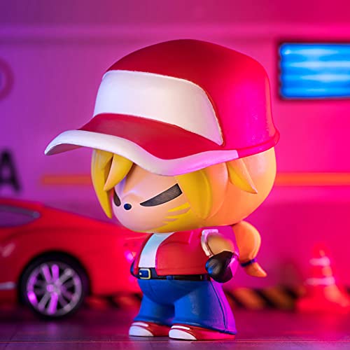 Yjacuing Meow X Snk The King Of Fighters Collection Blind Box Bobble Head, Kof Stylized Collectible Vinyl Figure For Car Dashboard (1 Pc) #TOP2