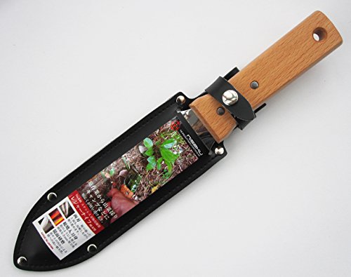 Japanese Hori Hori Garden Landscaping Digging Tool With Stainless Steel Blade & Sheath (Double-edged blade) - Thumbnail 7