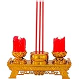 Décoration chinoise : placez-la sur la table à manger, le bureau, une étagère, un comptoir ou tout autre endroit que vous souhaitez décorer, chandeliers