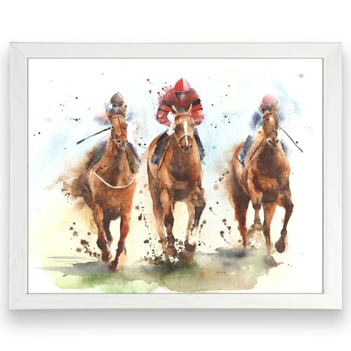 Horse Racing Wall Art Print by DREAM BIG PRINTABLES