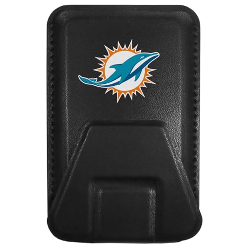 Siskiyou Sports NFL Miami Dolphins Magnetic Phone Wallet, Black, One Size