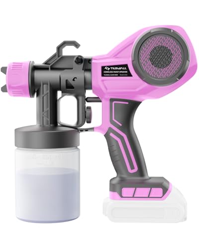 Tilswall Cordless Paint Sprayer for 20V Battery,Electric Spray Paint Gun
