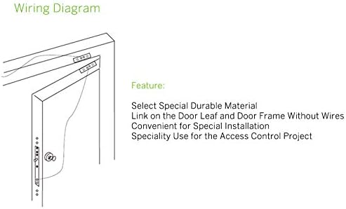 Stainless Steel Wire Breaker for Door Access Control, Wire Crossing Pipe Spring Protector for Door