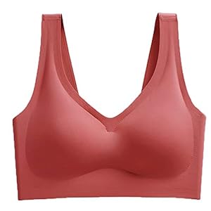 Bra Vest Rings Size Women Yoga Sports Underwear Without Steel Plus Lingerie Lichaam (Watermelon Red, XL)