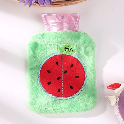 Preisvergleich Produktbild Plüsch Handwarmwasserflasche Niedliche Mini-Wärmflaschen Kleine tragbare Handwärmer Wasserinjektion Aufbewahrungstasche Werkzeuge - mehrfarbig gemischt