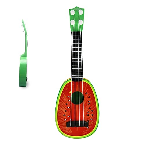 VGEBY Ukelele para Principiantes, Juguete de Aprendizaje y Entretenimiento, Ligero y Portátil, Hecho de Plástico (Tipo 1)