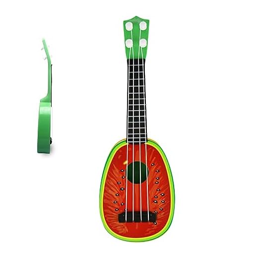 VGEBY Ukelele para Principiantes, Juguete de Aprendizaje y Entretenimiento, Ligero y Portátil, Hecho de Plástico (Tipo 1)