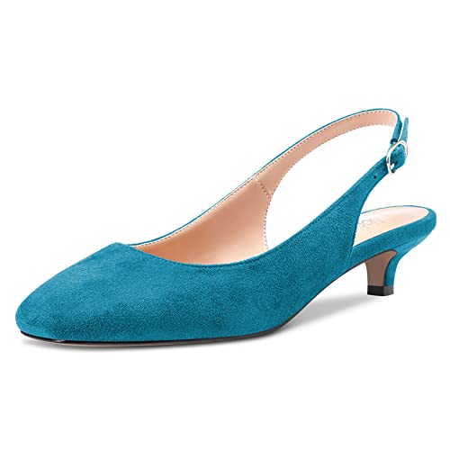 Escarpins Slingback à Boucle NobleOnly : Talon Bas 3.5 CM Chic
