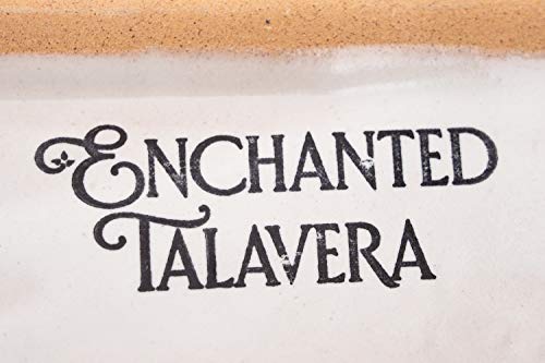 Jayde N' Grey Enchanted Talavera Hand Painted Ceramic Tall Tapered Plant Pot Planter Indoor Outdoor Garden Use With Drip Dish Flower Vase (Medium (7X7X9), Yellow Multi) #TOP7