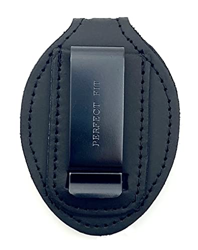 Perfect Fit Shield Wallets Miami Police Department MPD Clip On Leather Badge Holder with Neck Chain (Cut-Out # 200)2