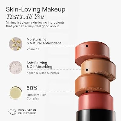 Nudestix Nudies Bronze All Over Matte Bronzing Stick 3-in-1 Cream Bronzer للخدود والعينين والشفتين مع فرشاة مدمجة | محيط طبيعي وتوهج قبل الشمس