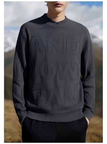 Pull col chemise intégré homme ample idéal pour le bureau et les sorties - 7