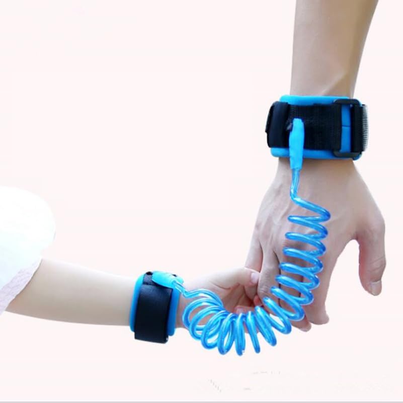 Toyvian Kids Safety Harness Leash 59In Elastic Wrist Link Traction Rope Anti Lost Belt for Toddlers Indoor Outdoor Activities Shopping Park Travel - Image 2