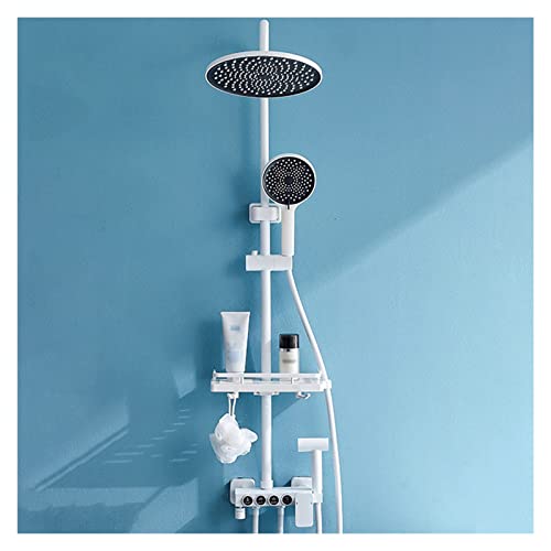 Système de douche à effet pluie haute pression en laiton pour un débit puissant et constant