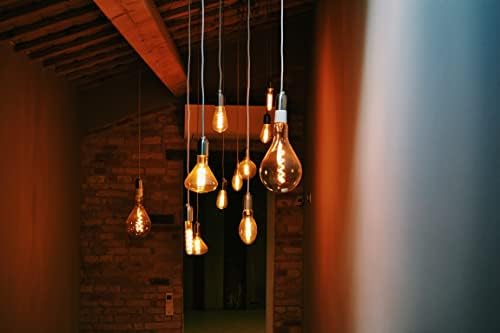 SD LUX E27 Vintage Light Bulbs LED Globe 5W DG170 Pendant Light XXL Decorative Light Bulbs Large Vintage Bulbs Dimmable 400LM(40W Equi) Pendant Lighting Warm White 2700K,1 Pack