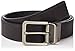 Calvin Klein Men's 38mm Feather Edge Semi Shine Belt, Black/Brown, 34
