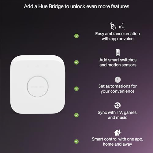 Philips Hue Essential Smart LED BR30 Bulb 1-Pack, White and Color Ambiance, E26, 7.2W, 2200K-6500K, 650 Lumens, Dimmable, Works with Alexa, Google Assistant, Apple Home - image 6