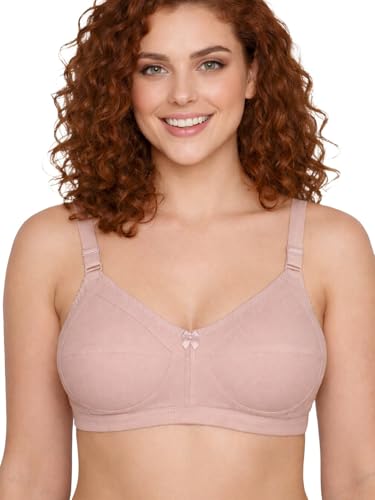 Image of INKURV Full Coverage Cotton Bra for Heavy Bust| Minimizer Bra for Women| Anti-Sagging Breast Lift Up| Non-Wired| Non-Padded Daily Use Bra for Ladies