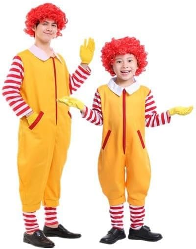 [GaGuLHAH] マクドナルド コスプレ衣装 子供用 ハロウィン 仮装 男女兼用 萌えグッズ [並行輸入品]