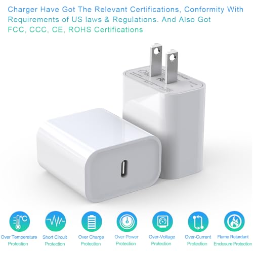 Save 33% on 2-Pack 33W Fast iPhone Charger with USB-C Cables - Image 2