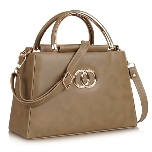 Image of Lady Quinton Stylish Sling Bag | Handbags For Women (Khaki1)