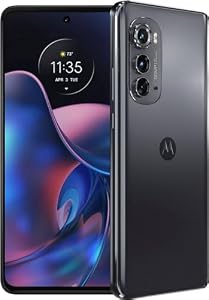 Motorola Moto Edge 2022, 256GB + 8GB RAM, Mineral Gray - Unlocked (Renewed)