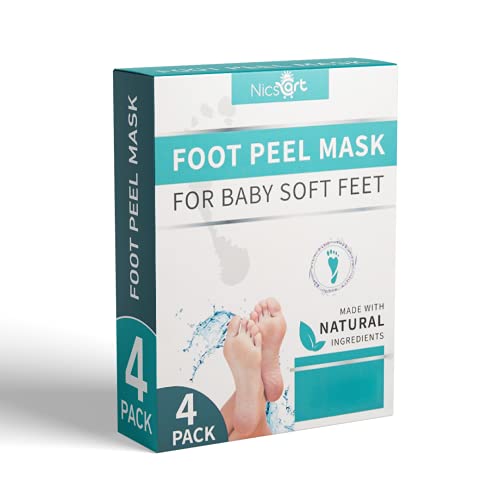 Foot Peel Mask | Dry & Cracked Feet Peeling Mask Exfoliator For Baby Soft Feet | Gentle Treatment Pedicure For Exfoliating Dry Feet