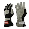 RaceQuip 351002RQP 351 Series Driving Gloves - SFI 3.3/1 - Black/Gray - Small