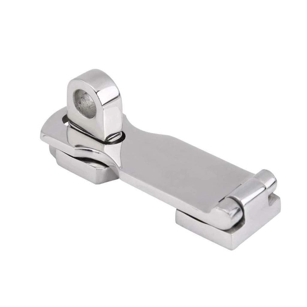 Nvsfzgiyg One Color Stainless Steel Flush Door Hatch Compartment Folding Bending Hinge Casting For Boat Marine Accessories Latch